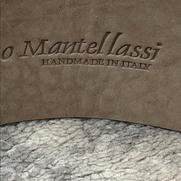 Roberto Mantellassi Handmade in Italy Bronze Leather Belt Sz M main image 9